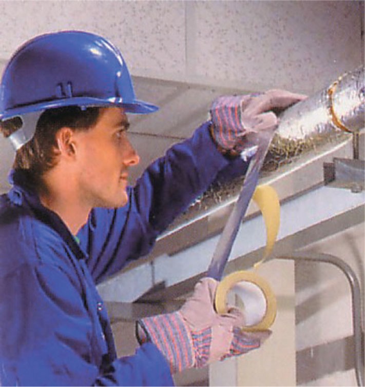 NASTRO IN ALLUMINIO AUTOADESIVO PER ISOLAMENTO E SIGILLATURA ALTE/BASSE TEMPERATURE