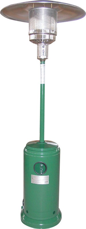 STUFA A FUNGO AEREA A GAS PATIO PER ESTERNO COLORE VERDE