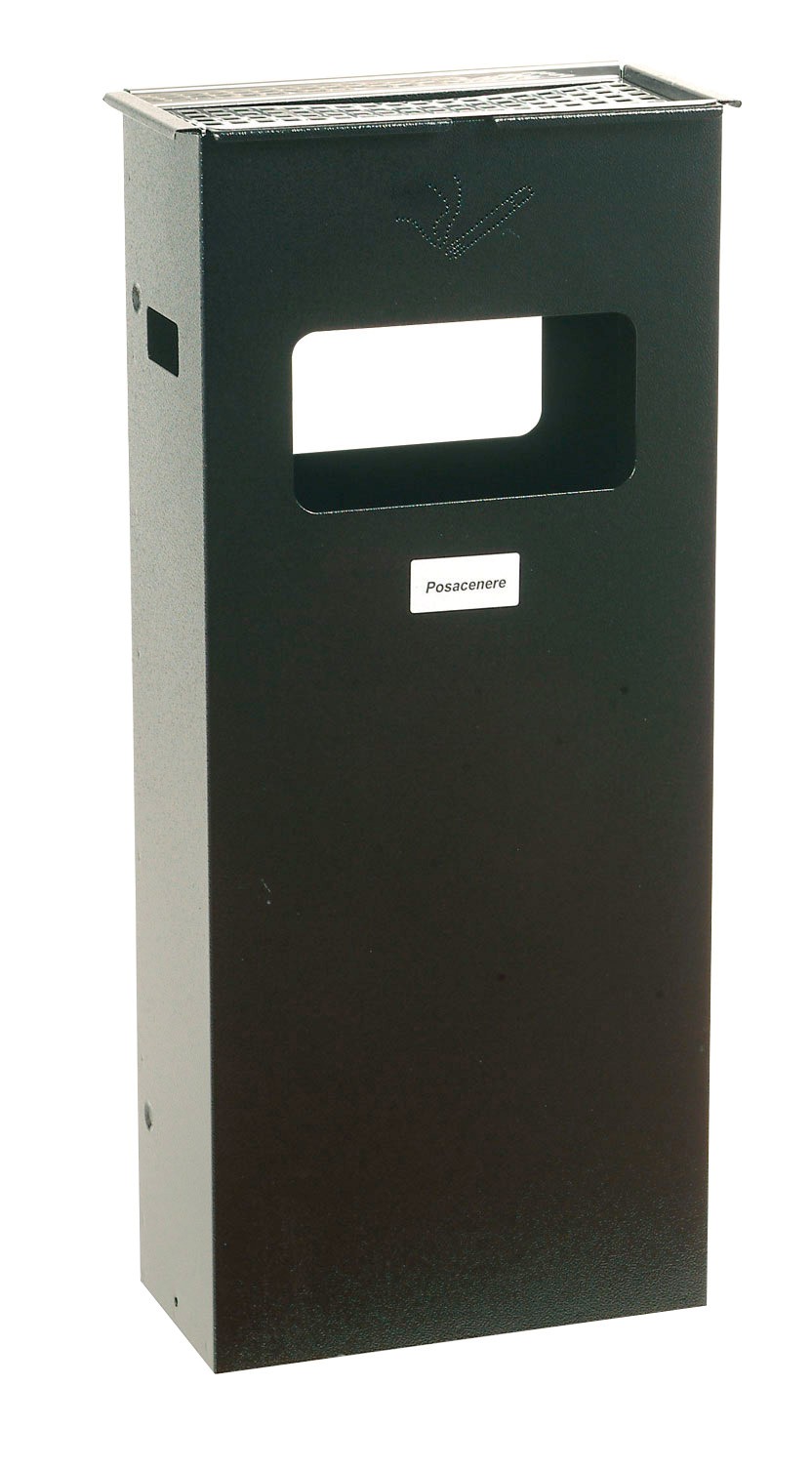 Image of POSACENERE CON GETTACARTE PER ESTERNO CM.30X15X70H