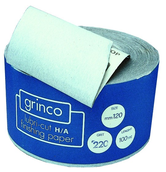 CARTA ABRASIVA TURAPORI GRINCO FINISHING H.120 GR.180 CONF.100 MT