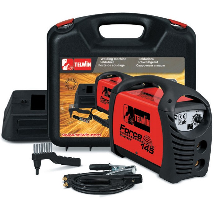 Image of KIT SALDATURA SALDATRICE Inverter TELWIN FORCE 165 CON VALIGETTA 230V