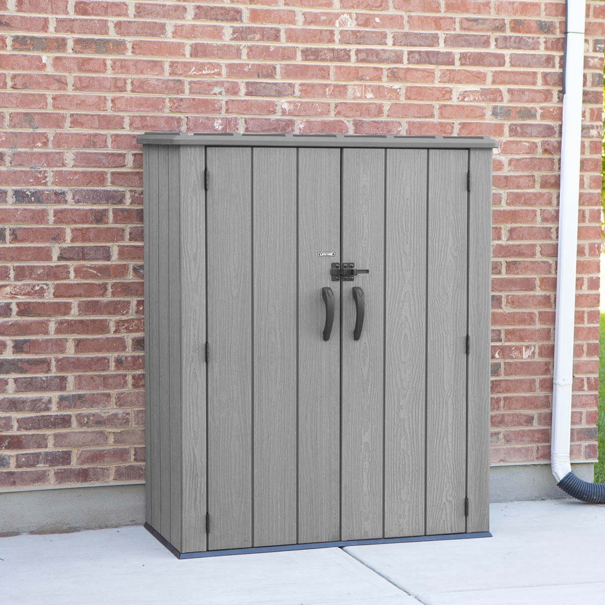 ARMADIO PORTA ATTREZZI MILANO LIFETIME HDPE 136X70X172H