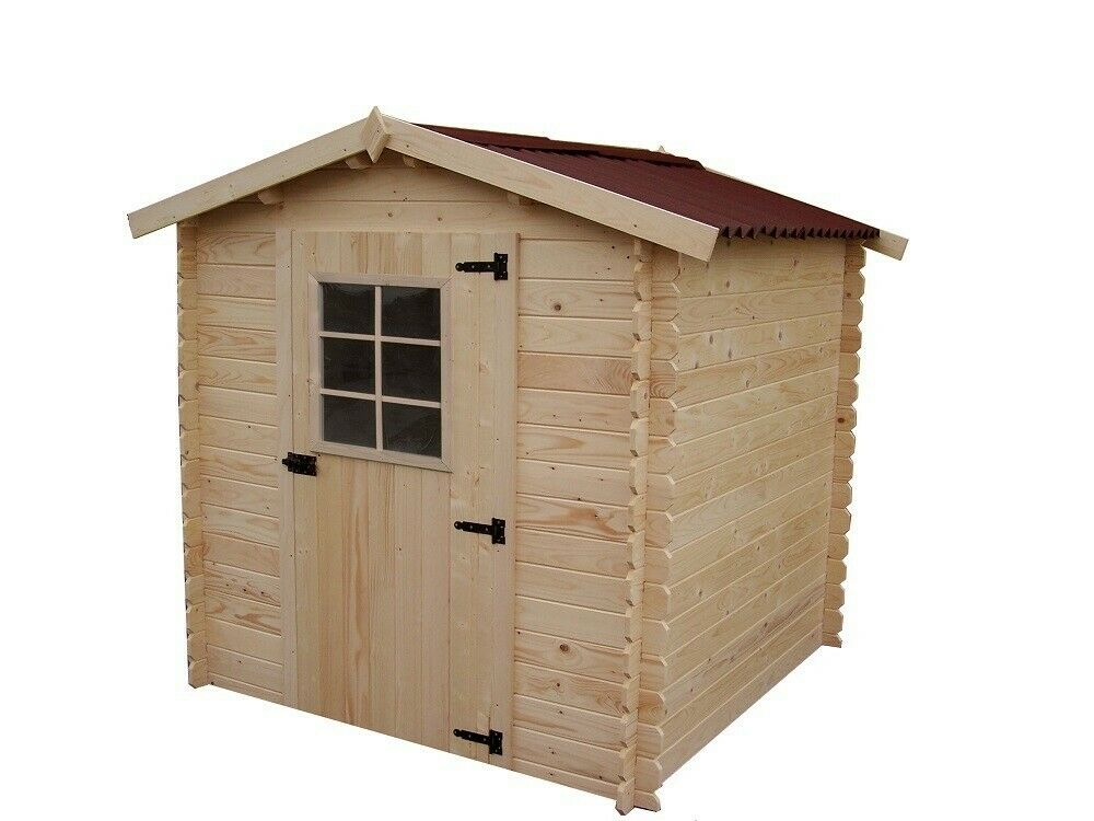 Casetta Foresta Mod. Alpina In Legno Massello Ad Incastro 20 Mm 195X195 Senza Pavimento-image