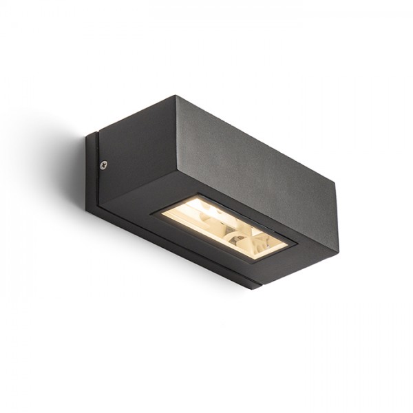 Faretto applique WOOP da parete grigio antracite 230V R7s 78mm 48W IP54