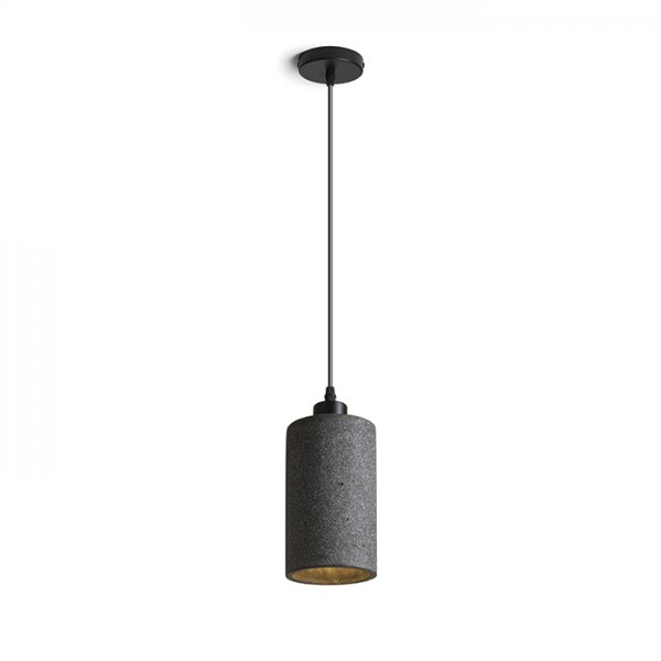 Image of Lampadario CAMINO a sospensione cemento 230V E27 28W