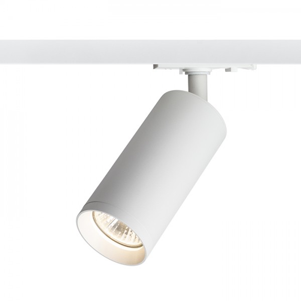 Image of Faretto cilindrico BELENOS per binario monofase bianco 230V LED GU10 9W