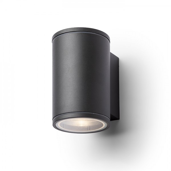 Image of Faretto cilindrico LIZZI I da parete grigio antracite 230V GU10 35W IP54