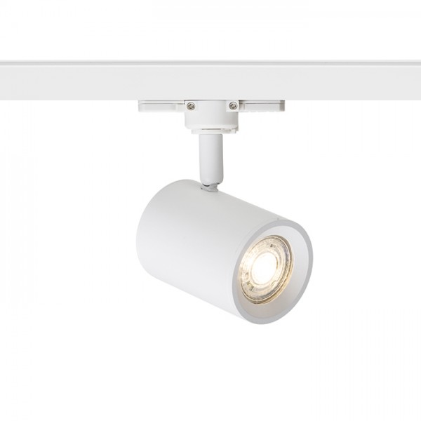 Image of Faretto CADENZA per binario trifase bianco 230V LED GU10 10W
