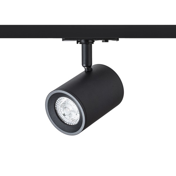 Image of Faretto CADENZA per binario trifase nero 230V LED GU10 10W