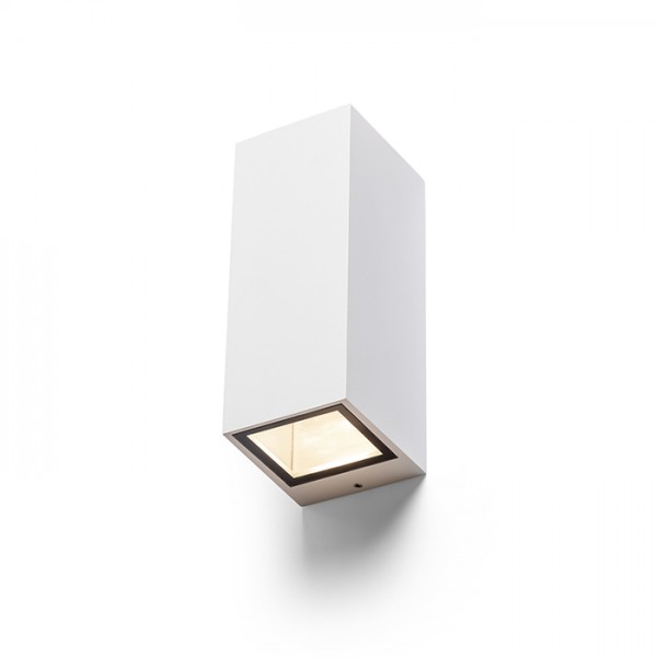 Image of Lampada applique DESMOND II da parete grigio argento 230V GU10 2x35W IP44