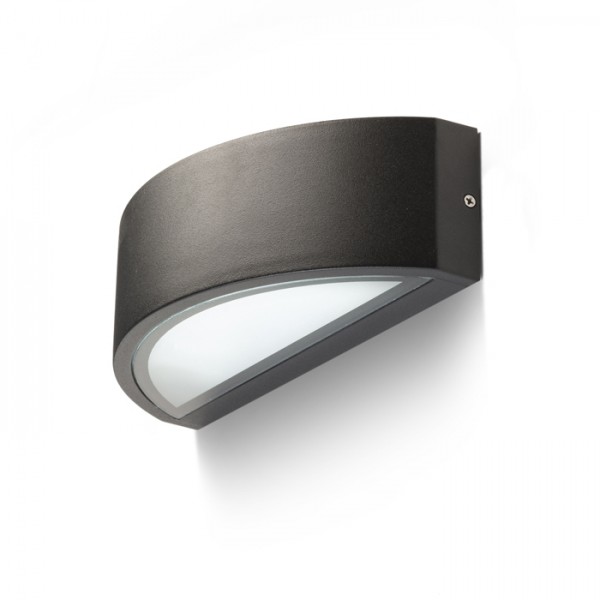 Image of Faretto applique LESA da parete nero 230V E27 26W IP54