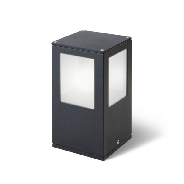 Image of Faretto applique PONDER 20 da parete / paletto nero 230V E27 18W IP44