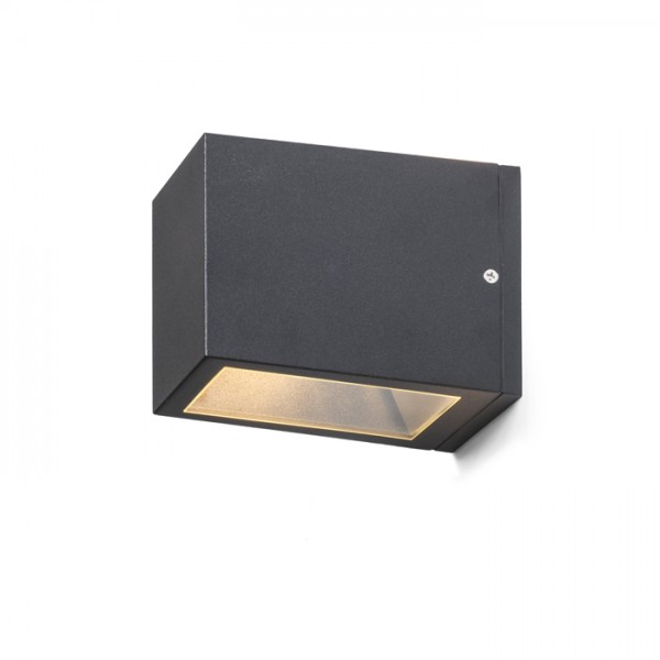 Image of Faretto applique CABOX II da parete grigio antracite 230V E27 70W IP54