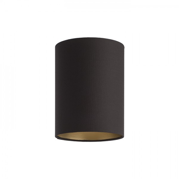 Image of Paralume RON 15/20 paralume Polycotton nero /Lamina d'oro max. 28W