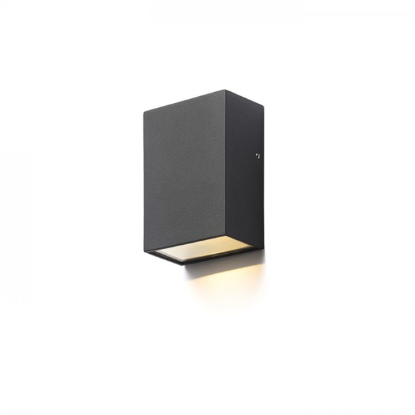 Image of Lampada applique PEKKO da parete nero 230V LED 3W 67° IP54 3000K