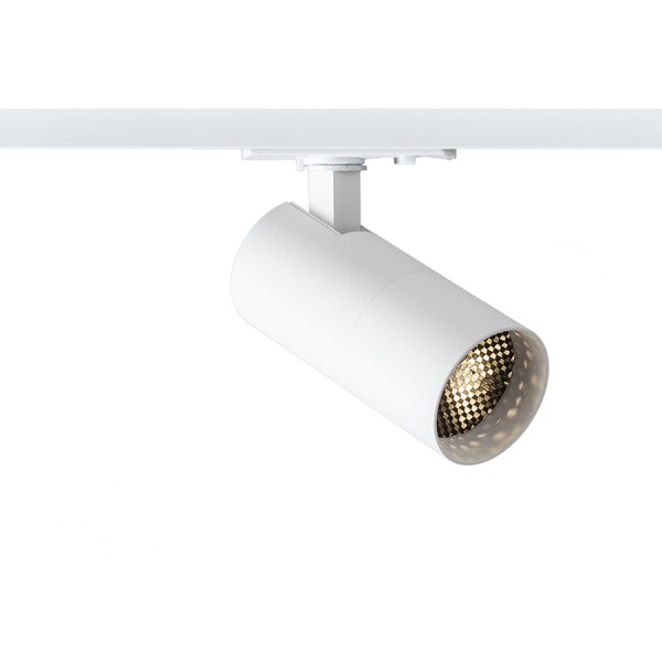 Image of Faretto FORZA per binario monofase bianco 230V LED GU10 10W