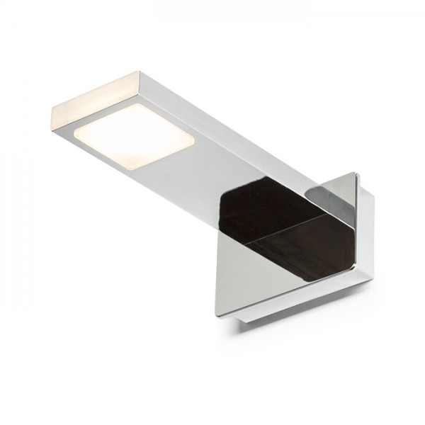 Image of Faretto applique PARAGNA da parete cromo 230V LED 5.7W IP44 3000K