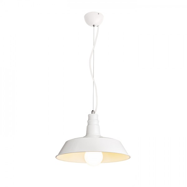 Image of Lampadario lampada GOLDIE 36 a sospensione bianco/bianco 230V E27 42W