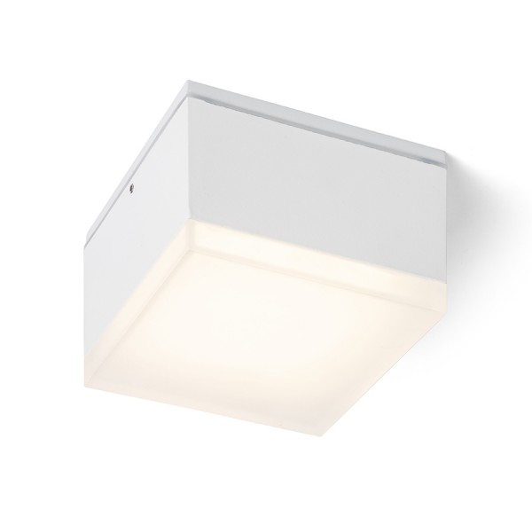 Image of Lampada plafoniera ORIN SQ da soffitto grigio antracite acrilico satinato 230V LED 10W IP54 3000K