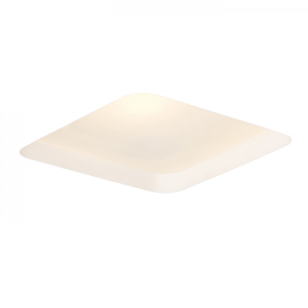 Image of Faretto MIA SQ da incasso gesso/vetro satinato 230V E27 2x18W