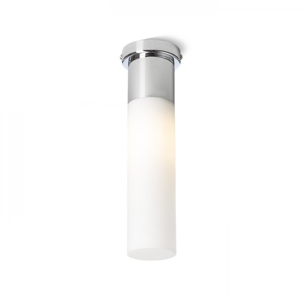 Image of Plafoniera EIGHT da soffitto vetro opalino/cromo 230V E27 28W IP44