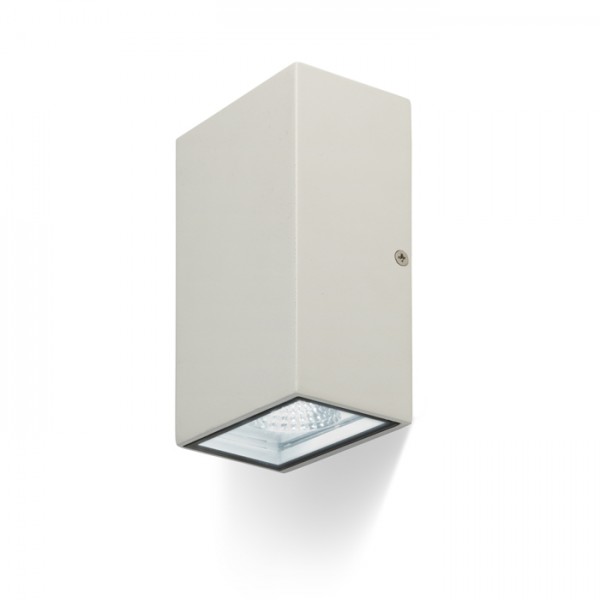 Image of Faretto applique DIXIE 10x16 da parete bianco 230V/350mA LED 2x5W 84° IP54 3000K