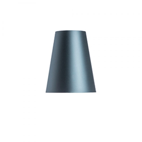 Image of Paralume CONNY 25/30 lampade da tavolo color petrolio/PVC argento 23W