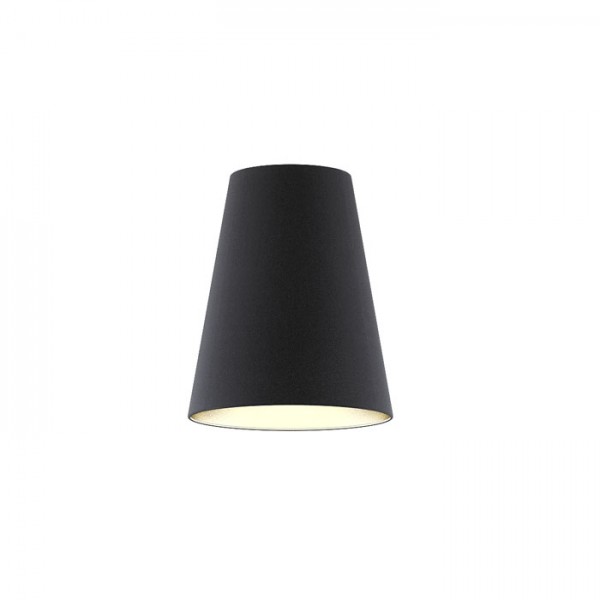 Image of Paralume CONNY 25/30 lampade da tavolo policotone nero/lamina d'oro max. 23W