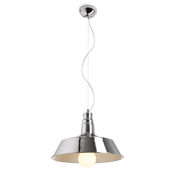 Image of Lampadario lampada GOLDIE 36 a sospensione cromo 230V E27 42W