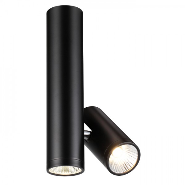 Image of Faretto BOGARD TWIN da soffitto nero opaco 230V LED 2x5W 40° 3000K
