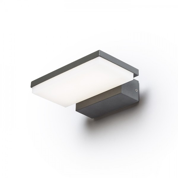 Image of Lampada applique XYLO da parete grigio antracite 230V LED 8W IP54 3000K