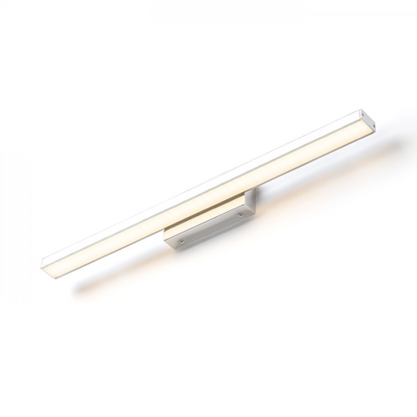 Image of Faretto applique PANON SHORT da parete cromo 230V LED 18W IP44 3000K