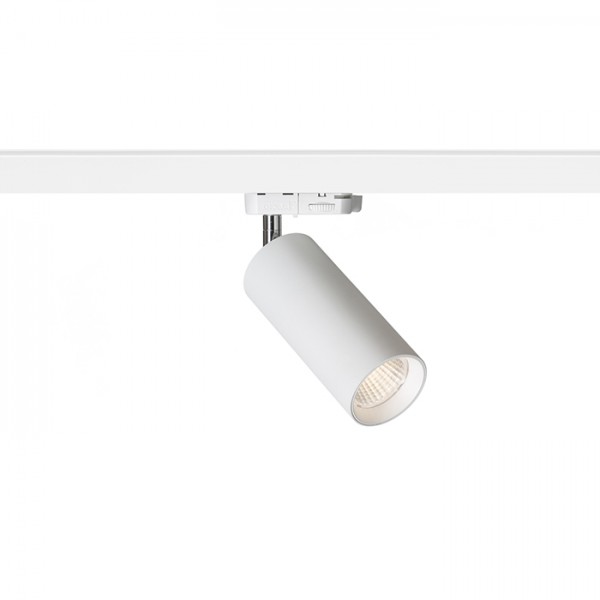 Image of Faretto a cilindro MAVRO per binario trifase bianco 230V LED 12W 38° 3000K