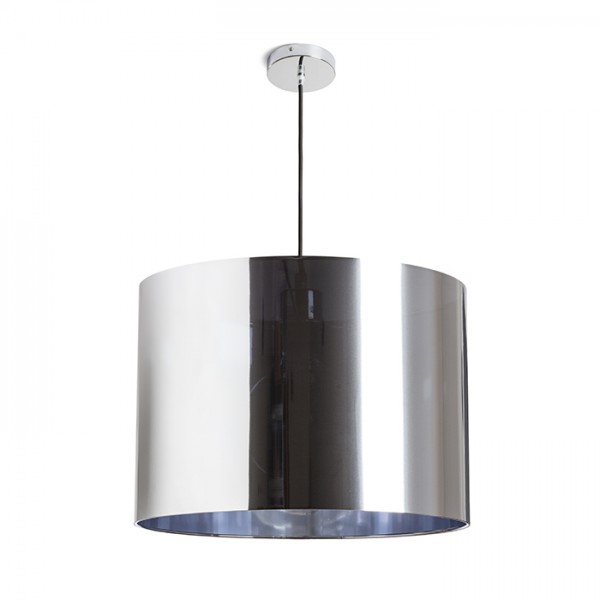 Image of Lampadario FANCY 50/30 a sospensione pellicola cromata 230V E27 20W