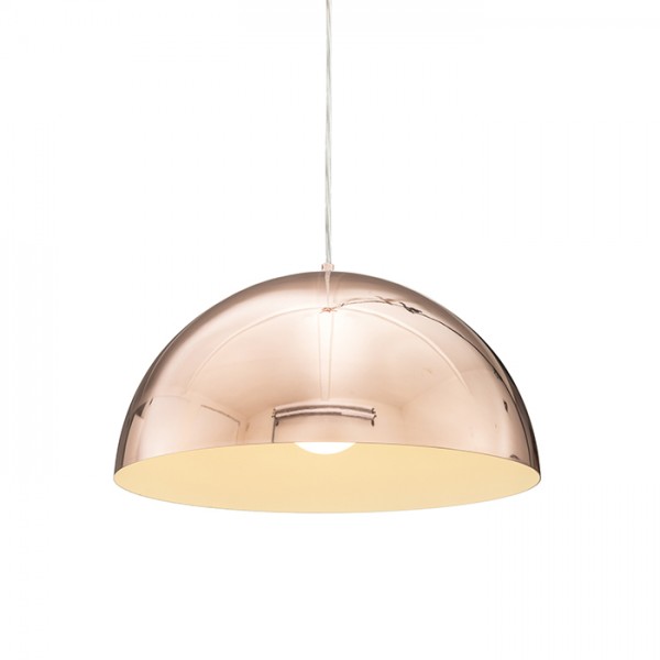 Image of Lampadario MONROE 40 a sospensione rame 230V E27 42W