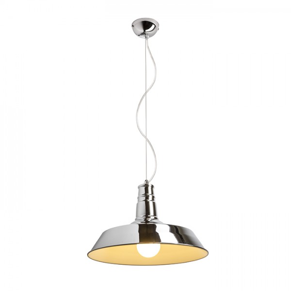 Image of Lampadario lampada GOLDIE 46 a sospensione cromo 230V E27 42W