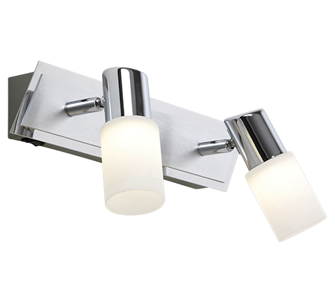 Faretti Barra 2 Spots Led Interno 4 W Interno Moderni Clapton GD Trio