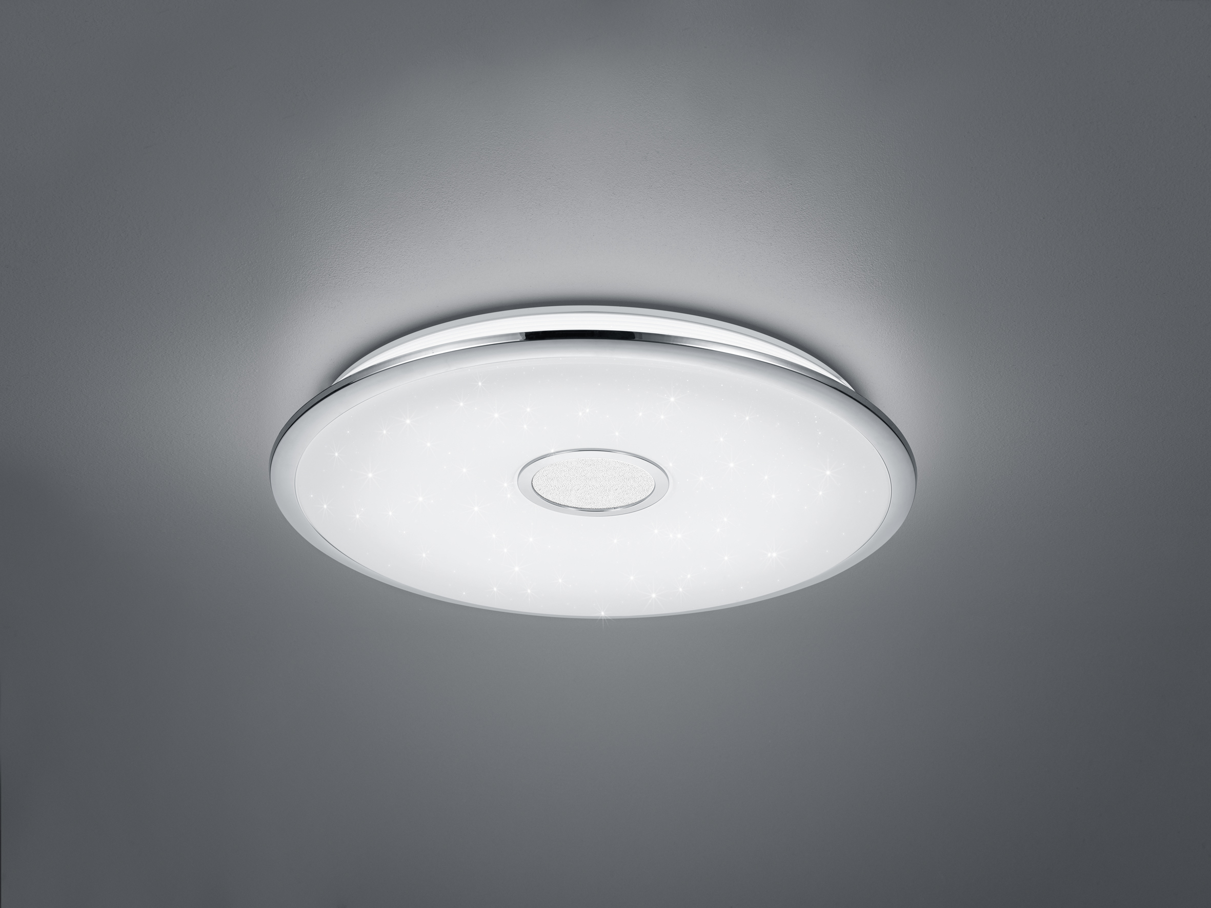 Image of Plafoniera Led Parete Soffitto Rotonda Cielo Stellato 50W Okinawa GD Trio