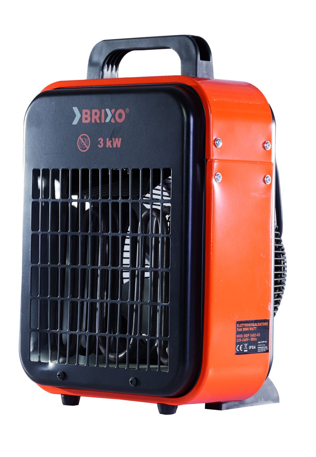 Image of GENERATORE ARIA CALDA BRIXO FAN 3000W - L27xP25xH40 CM