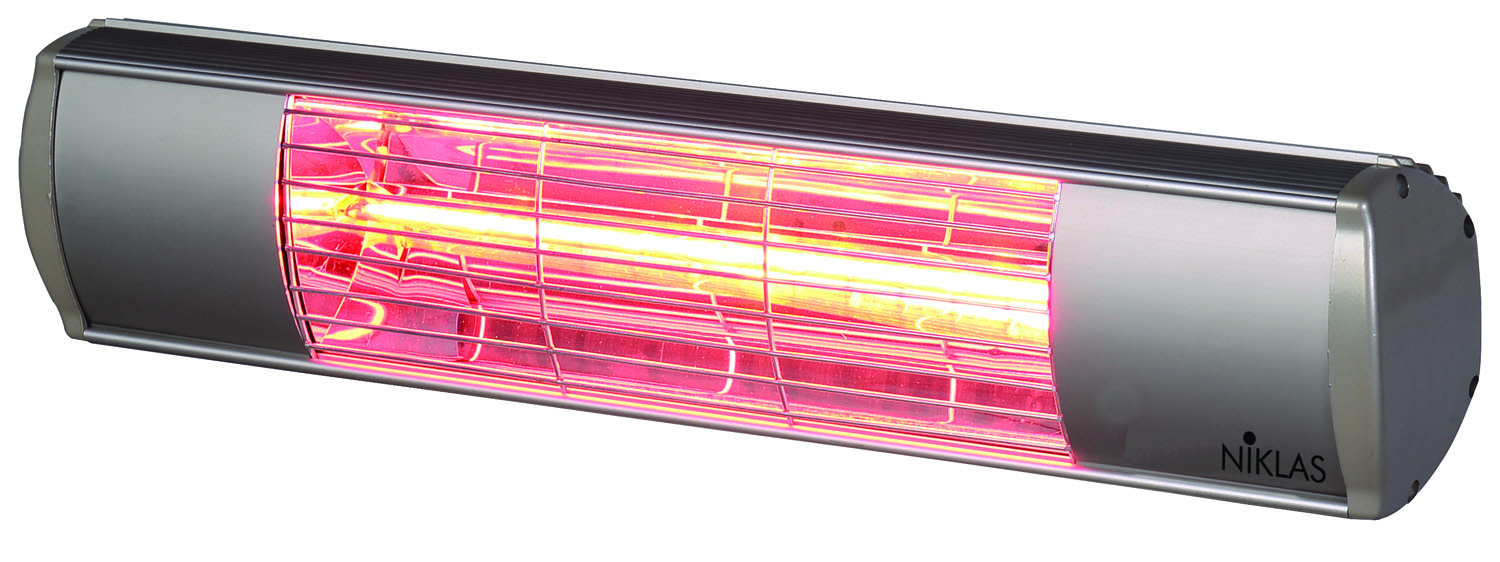 Image of LAMPADA TERMOPATIO NIKLAS SOLE MEZZANOTTE 2000W