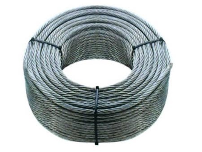 FUNE METALLICA IN ACCIAIO ZINCATO  &oslash; mm.8 in rotoli da mt.100  FERR 4534