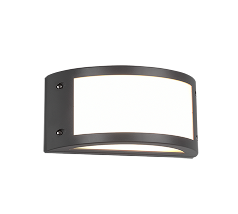 Image of Applique Esterno Parete Soffitto Led Fascia Antracite Ip54 25 cm Kendal GD Trio