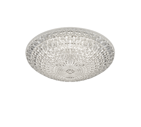 Image of Plafoniera Led Interno Parete Soffitto Tonda effetto Cristallo Kuma GD Trio