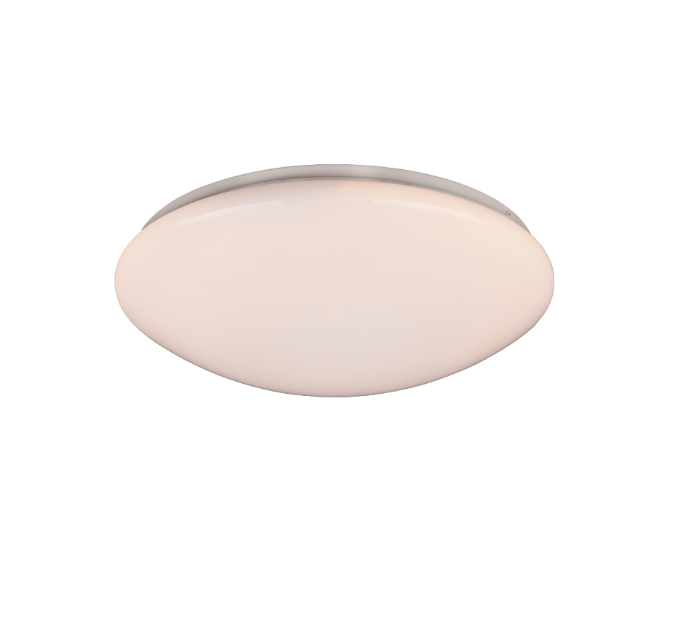 Image of Plafoniera Interno Led Tonda Stelle Variazione Luce Satinata Lukida GD Trio