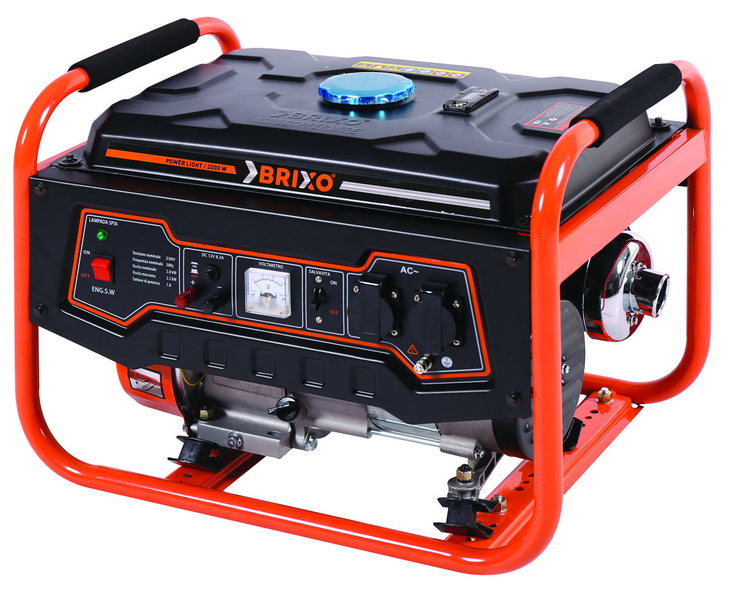 Image of GRUPPO ELETTROGENO GENERATORE DI CORRENTE BRIXO POWERLIGHT 2200