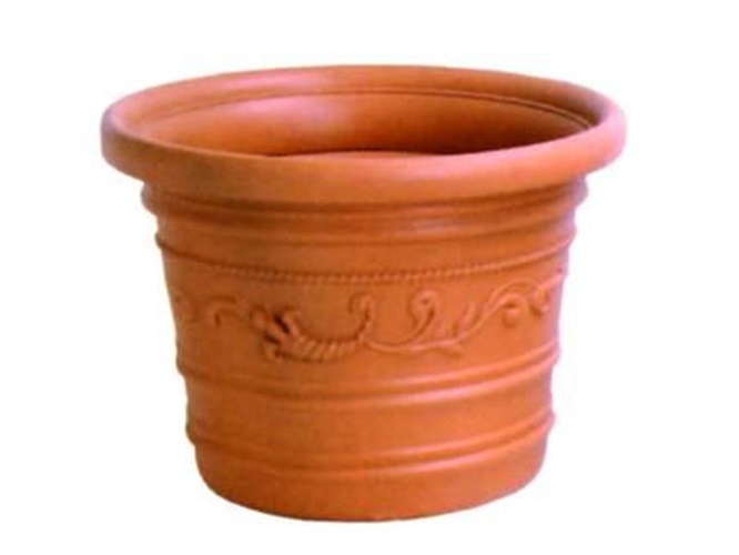 FUSTO BOCCA LARGA IN POLIETILENE ALIMENTI SENZA RUBINETTO  LT 25 &oslash; cm.27x53.5h.