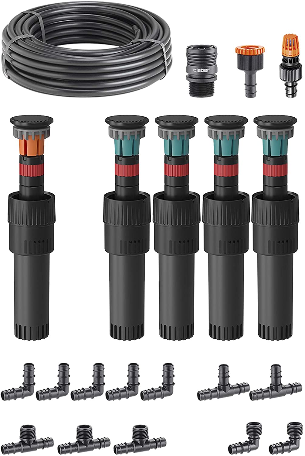 Image of KIT IRRIGAZIONE INTERRATA 50MQ DI GIARDINO STARTER COLIBRI&#39; CLABER 11 REF. -90200