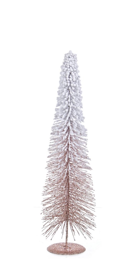 Mini Albero di Natale Piccolo da Tavolo Scrivania Innevato Decorazioni Natalizie