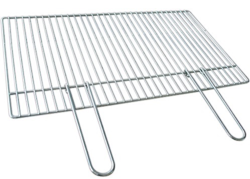 Image of GRIGLIA GRATICOLA IN ACCIAIO CROMATO PER BARBECUE BETON 57X40
