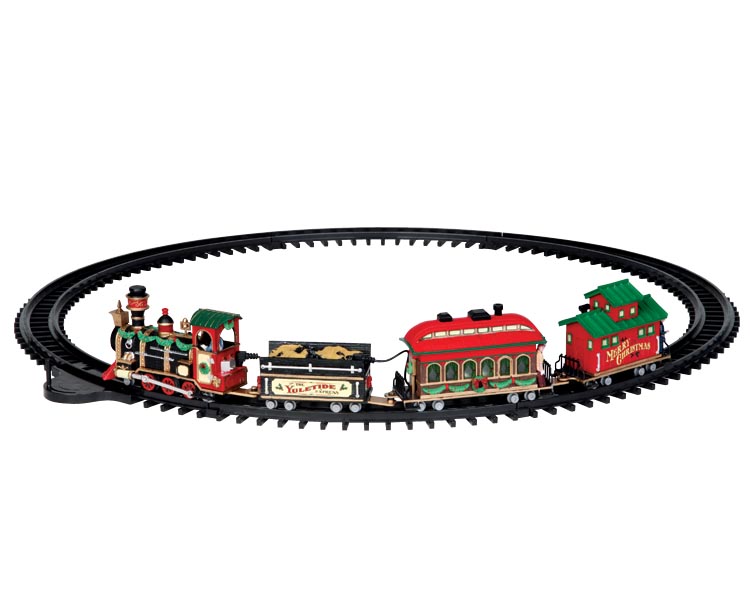 Image of Trenino Natalizio Giostra Movimento Yuletide Express Villaggio Natale Lemax